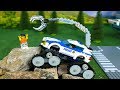 LEGO Experimental Cars fire truck police cars and trucks Video for Kids
