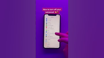iPhone Tips - How to turn off/disable the voicemail #voicemails #iphone  #iphonetricks #fyp #foryou