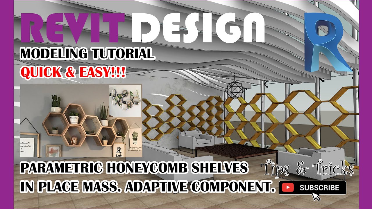 RD019. Modeling Tutorial. Parametric Shelves in Revit. YouTube