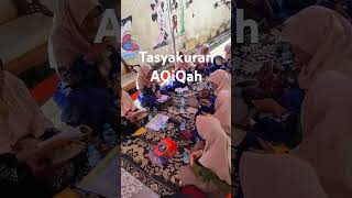 Acara AQiQah Semoga menjadi anak yg Soleh #bersyukur #bayilakilaki #qasidahrebana #shortvideo #fyp