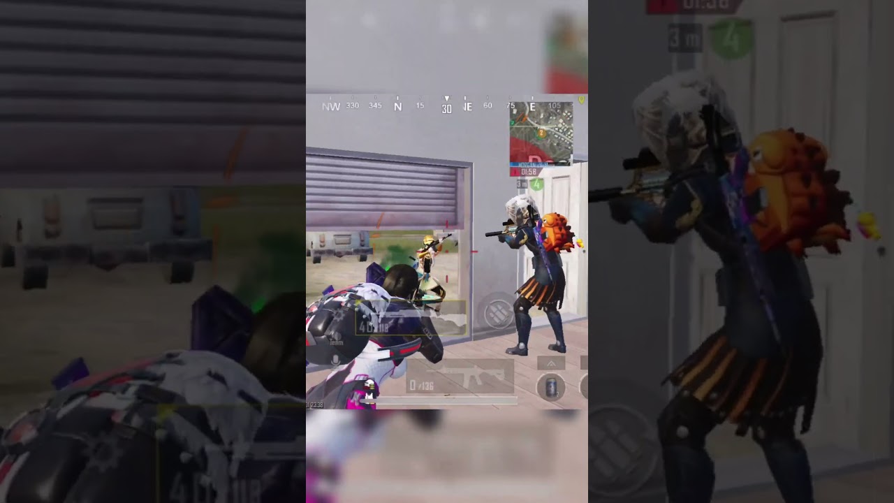 BGMI Non stop clutch 😨 