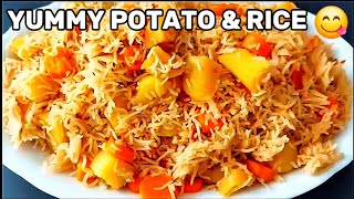 POTATO & RICE | HOW TO COOK POTATO & RICE AT HOME