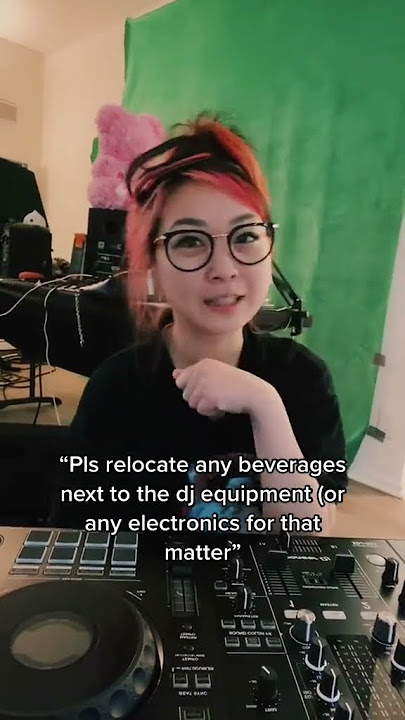 Drinks Are Prohibited Next To My DJ Booth!