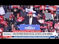 Visibly Swollen Trump Stuns World at Deranged Rally