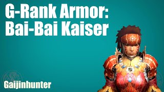 MH4U: Bai-Bai Kaiser Armor