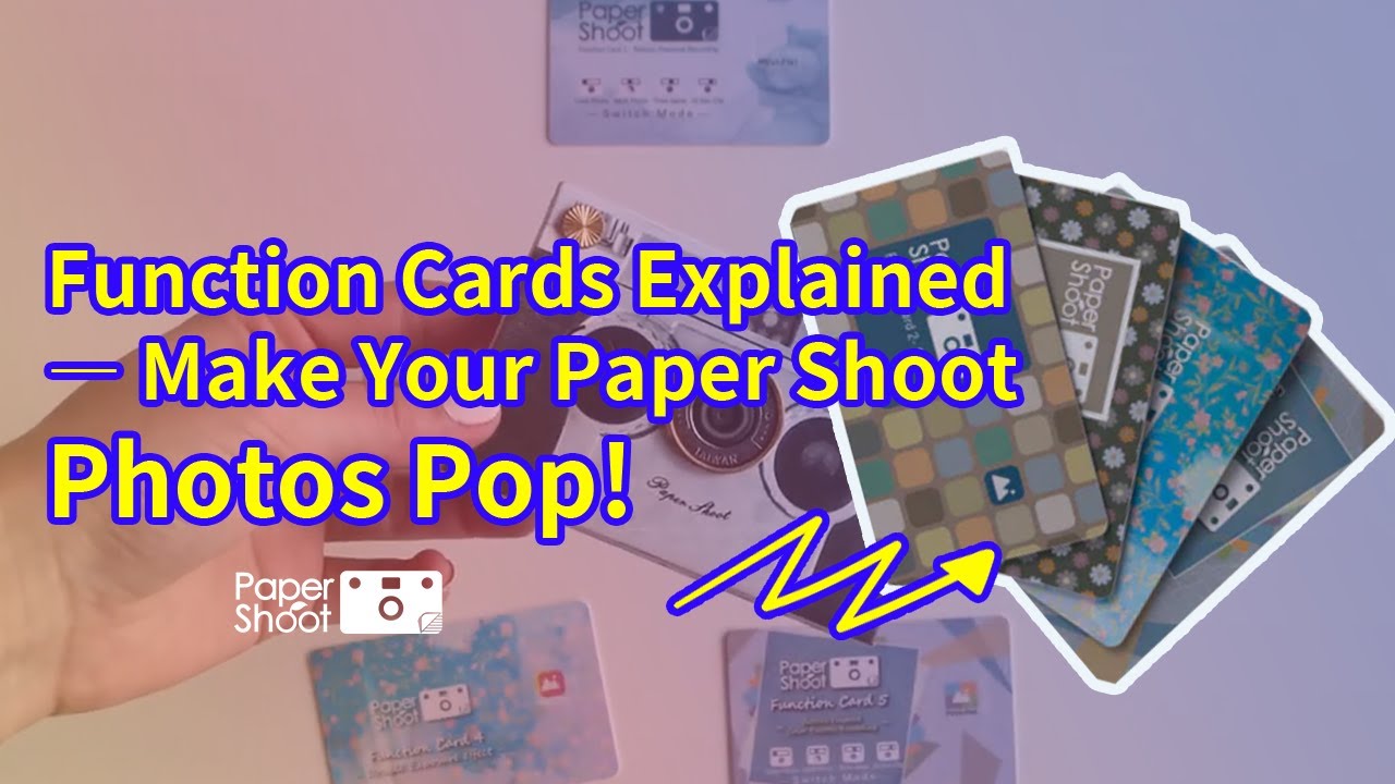 How To Use Function Cards On Paper Shoot Camera - YouTube