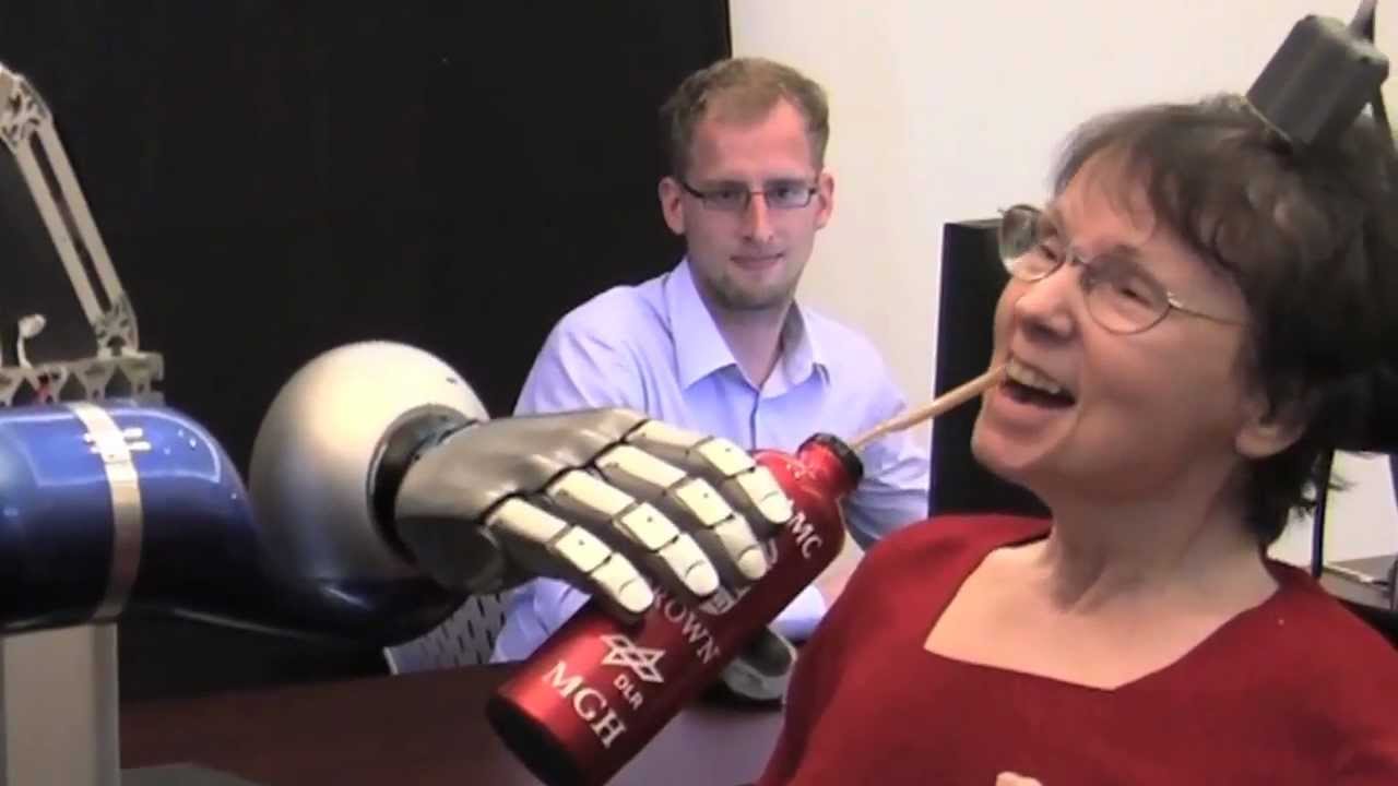 Thought control of robotic arms using the BrainGate system