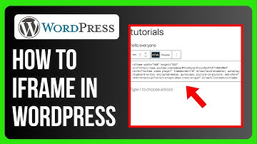 How to Iframe in WordPress