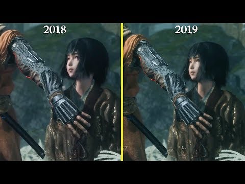 Sekiro Shadows Die Twice - Reveal VS Retail Early Graphics Comparison (2019 VS 2018)