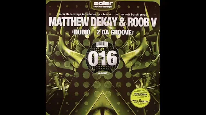 Matthew Dekay & Roob V  Dubio (Original Mix)