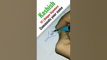 Kashish name signature style | name signature style | english signature | #shorts #shortvideo #viral