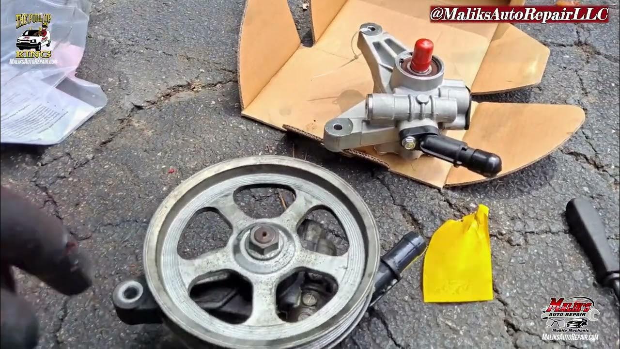 LEAKING POWER STEERING PUMP | 2009 HONDA ACCORD 3.5 | DETAILED | Howto