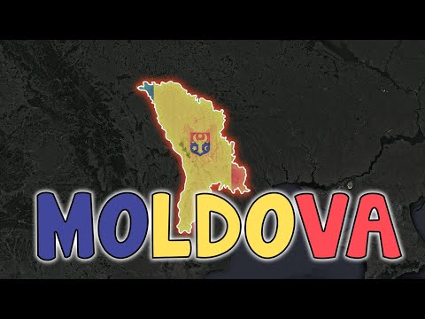 Harita Üzerinde Moldova'ya Gitmek