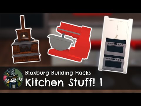 Bloxburg Building Hacks Kitchen Stuff Stand Mixer Double Oven Pizza Oven Roblox Youtube - kitchen building hacks for roblox bloxburg