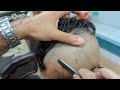 How to head shave straight razor transformation/ganja krny ka easy Tareeka tutorial zaibi barber sh