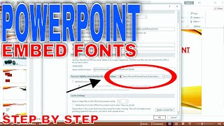 ✅ How To Embed Fonts In PowerPoint 🔴
