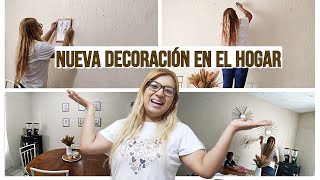 ✅ NUEVA DECORACIÓN EN EL HOGAR 🏡🖼️  Decoración bonita y económica 💯+ Limpieza de casa Infonavit