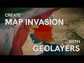 Animate Map Invasions in After Effects | Geolayers Plugin | Iran War Invasion Tutorial