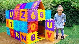 The Öykü build a house in front the house - Funny Oyuncak Avı The Öykü build a house in front the house - Funny Oyuncak Avı