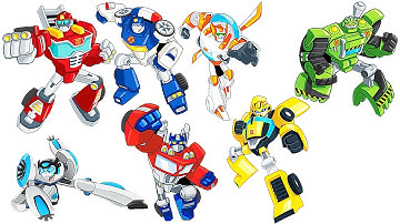 Transformers Rescue Bots: Disaster Dash - Hero Run part 2 | Eftsei Gaming