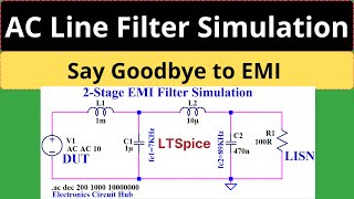 AC Line Filter Simulation in LTSpice | Step-by-Step Guide