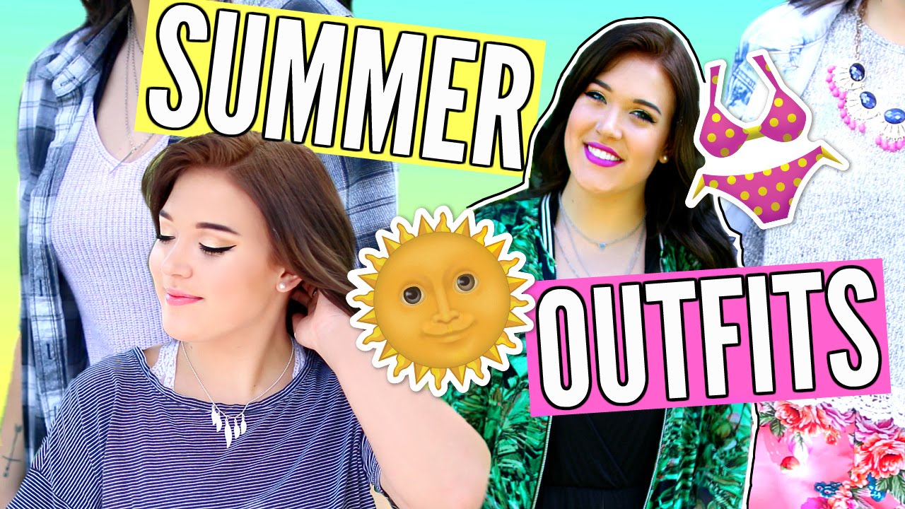 Summer Break Outfit Ideas! | Cicily Boone