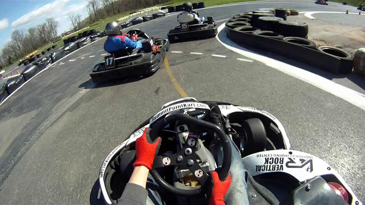 How to get kicked out of a go-kart race!