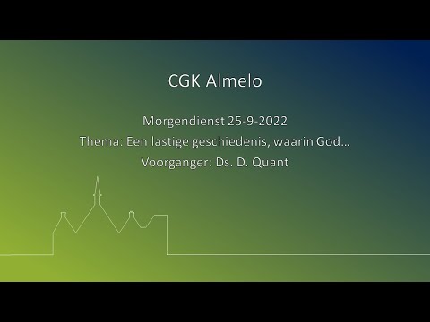 CGK Almelo 25-09-2022 morgendienst