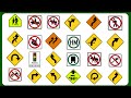Top 40 Essential Must Know U.S. Road Signs For DMV Driving Test 2025 | Road Signs Quiz