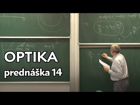 Náhľad videa: Optika | Geometrická optika I | prednáška 14