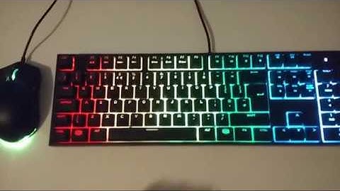 Cooler Master MasterKeys Lite L RGB Keyboard & Mouse Quick Stream