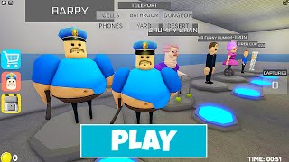 LIVE | PLAYING AS All Barry CHARACTERS And USING POWERS  [NEW] ROBLOX BARRY'S PRISON RUN V2 (OBBY)