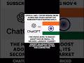 Nov 4th chatgot Go will be free for Indian users
