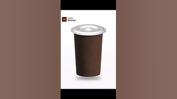 How to design a 3D cup in Adobe Illustrator Shorts