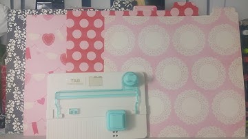 We R Memory Keepers Tab Punch Board Make 12 inch file folders