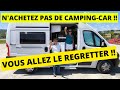 Ref:QRv8LRFSRq4  on d�teste vivre en camping-car arnaque &amp; marques � �viter. avantage et inconv�nient test benimar