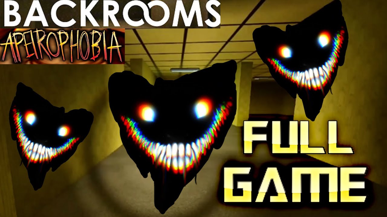 O JOGO PERTURBADOR DE BACKROOMS (Apeirophobia Roblox) #1 