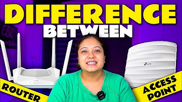 Difference Between Wireless Access Point & WiFi Router? in HIndi
