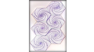 How to draw a Complex Zentangle Paradox / Zentangle Pattern for Beginners