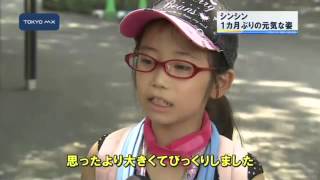 上野動物園　シンシン、1カ月ぶりの元気な姿