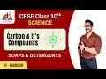 CARBON AND ITS COMPOUNDS | SOAPS AND DETERGENTS | CLASS 10 SCIENCE | PART 1
