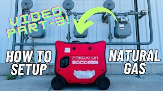 Final Part 3: New Harbor Freight Predator 5000 Inverter Generator Natural Gas Conversion!