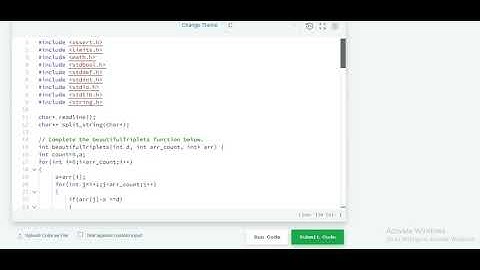 Beautiful Triplets | hackerrank solution