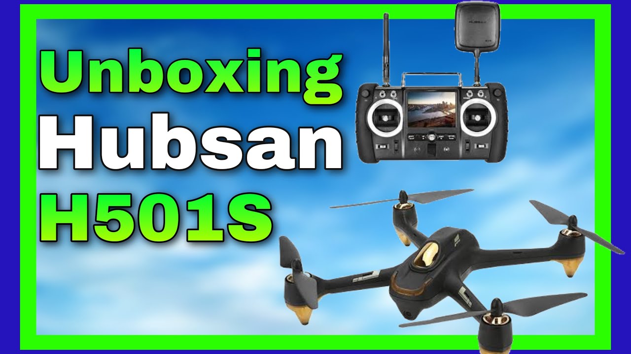 UNBOXING DRONE HUBSAN H501S BRANCO - YouTube