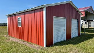 Vertical Metal Orientation & Ventilation for American Steel Structures metal garage.