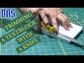 Trimming a Text Block with a Knife // Adventures in Bookbinding