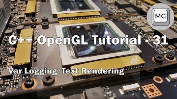 C++ OpenGL Tutorial - 31 - Variable Logging/Displaying Text