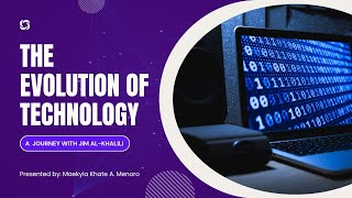 Información The Evolution of Technology: A Journey with Jim Al-Khalili | Lecture Video Guía