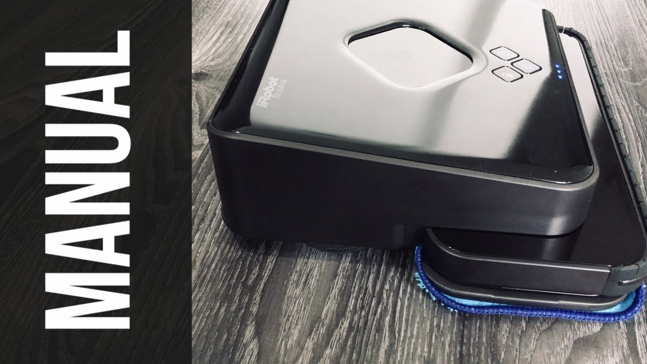 iRobot Braava 380T Mopping Robot Manual | How get started - YouTube