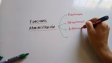 ¿Cuáles son las funciones de una administración?